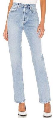 AGOLDE Lana Straight Jeans in Riptide