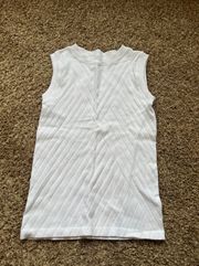 White Fitted Tank