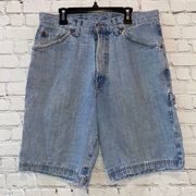 Lucky Brand Vintage Denim Cargo Bermuda Jean Shorts