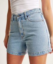 Abercrombie & Fitch Curve Love High Rise Dad Short