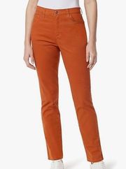 8 // Gloria Vanderbilt NWT Terracotta Amanda Classic High Rise Tapered Jeans