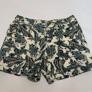 Ann Taylor LOFT Paisley Linen Chino Short