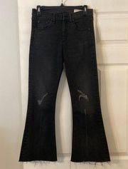 Rag & Bone Jean size 26 inseam 26” flare waist 26” rip jean please see all photo