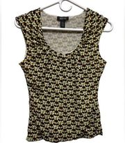 Kenneth Cole Reaction Size S Women Small Sleeveless Blouse Top Shirt‎ AR033