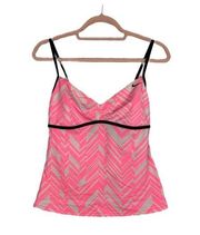 Nike Pink Swim Suit Top Tankini Size 8