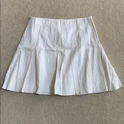 Isaac Mizrahi cream skirt with crochet size 18