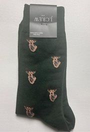 J.Crew Outdoors Nature Deer Print Graphic Design Trouser Socks
OS NWT