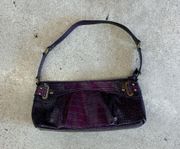 Vintage Purple Animal Print Bag