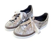 Softwaves Gold Camo Print Sneakers 36.5