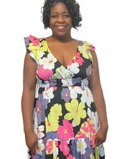 ModCloth dress Vamped Up Vagabond Black Honolulu Floral New Sz XL