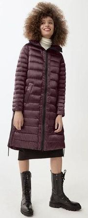 Canada Goose Roxboro Coat in Black/Bordeaux Cross Dye