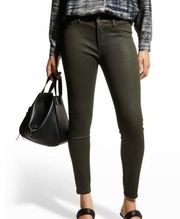 DL1961 Florence Skinny Midrise Instasculpt Ankle Jeans in Winter Moss Size 24