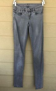 Helmut Lang Skinny Gray Jeans Size 26