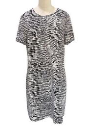 Trina by Trina Turk Dress Abstract Animal Print  Size Medium