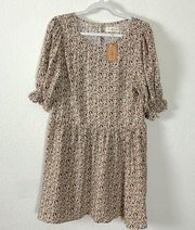 Natural Life Blaire Ditsy Floral Drop Waist Dress NWT NEW Size XS Small