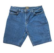 Caslon Nordstrom Denim Cut-off Hemmed Jean Shorts Petite 12