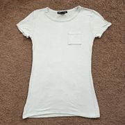 Mint Green S/S Pocket Tee, Women's XS