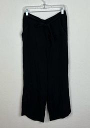 Aritzia Wilfred Black Wide Leg Pants