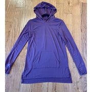 🚨 SALE ‼️ Cuddlduds purple hooded tunic length top size small