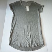 Nwt Antistar T shirt dress gray v neck small