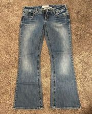 Maurices Kaylee Flare Jeans 3/4 Short
