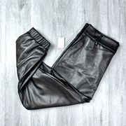 Bar lll Black Leather Pants 14