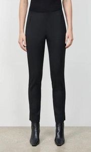 Lafayette 148 Stanton Bi-Stretch Pants in Black Slim Fit Cropped Women's 12