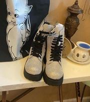 Dolls Kill BRAND NEW DOLL KILL BLING BOOTS WITH TOTE BAG SIZE 5