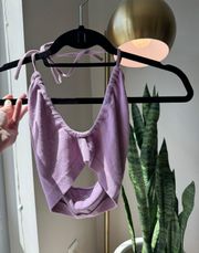 Purple Crop Top