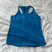 tank top Size small Condition: perfect   Color: blue  Details : - Racer back  - I try to ship between 1-2 days