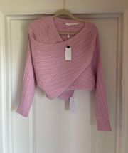 Pink Reversible Sweater NWT