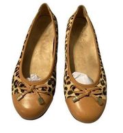 VIONIC Ballet Flats Minna‎ leather Toe Bow size 8