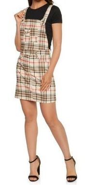 Like an angel plaid overall Dress Size Small