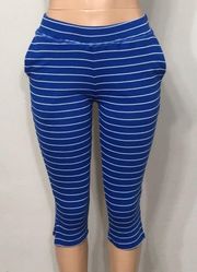 NATION LTD stretch knit Capri pants. NWOT