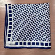 Vera Red White Blue Checkered Head Scarf  16" Bandana Size