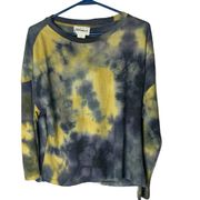 For the Republic NEW Classic oversized crewneck tie dyed sweatshirt size small