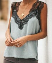 One More Night Lace Cami Tank