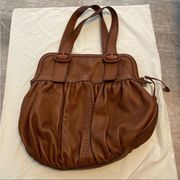 Cole Haan Light Brown Leather Purse Handbag