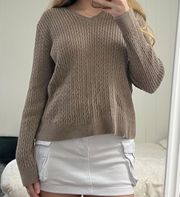 Cable Knit Sweater