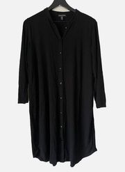 Eileen Fisher Women’s S Black Long Sleeve Short Dress