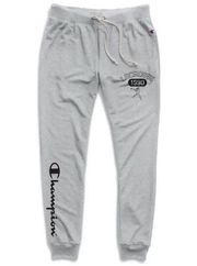 Champion elastic waist cotton blend lacrosse logo jogger sweatpants women’s M