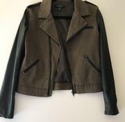 UO byCORPUS Army Moto Jacket