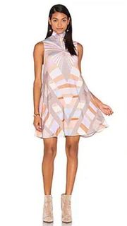 Mara Hoffman Prism Turtleneck Swing Dress in Lavender Size M