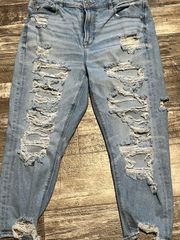 American Eagle Outfitters Mom Ripped Jeans