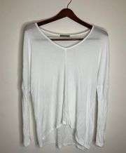 white long sleeve shirt