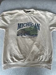 Vintage Look Lake Michigan Crewneck 