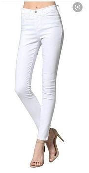 Flying Monkey Style high waist white skinny