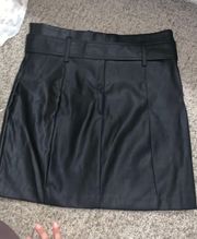 Faux Leather Skirt 