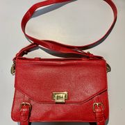 Forever21 red shoulder purse bag