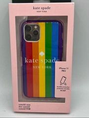 Kate Spade NEW  Rainbow Iphone 11 PRO phone Case